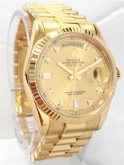 rolex day date case size|rolex day date 42mm.